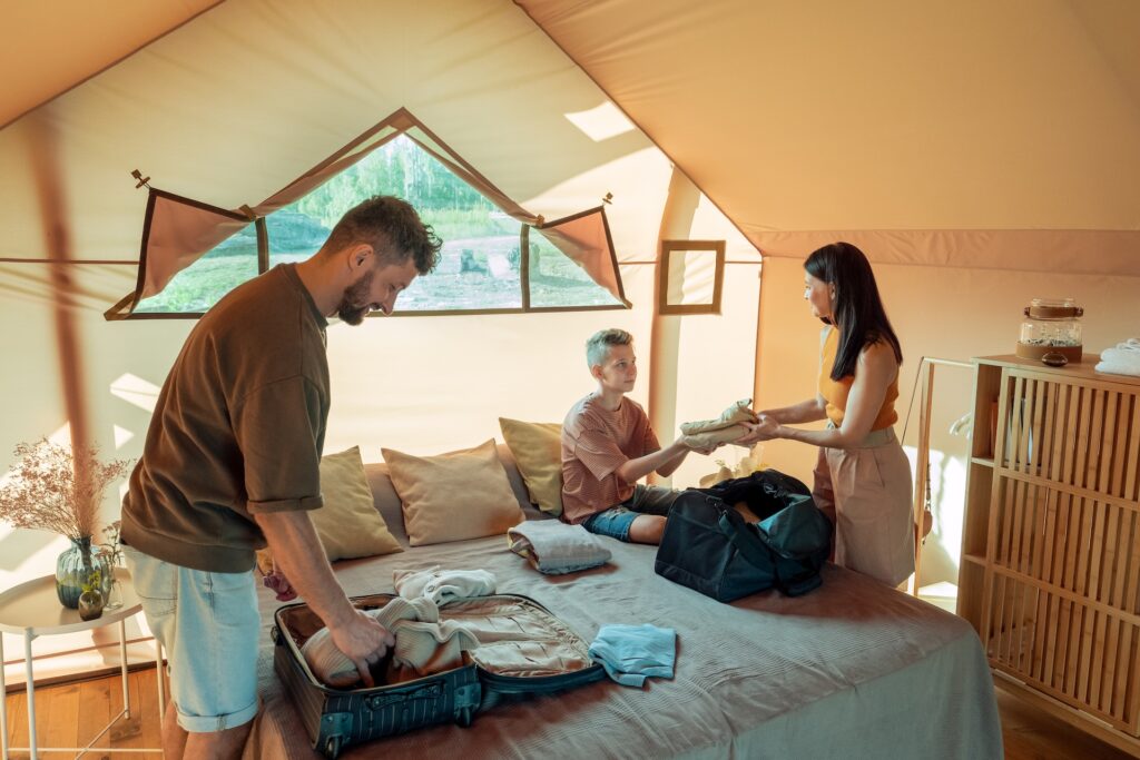 Glamping med familien i Danmark
